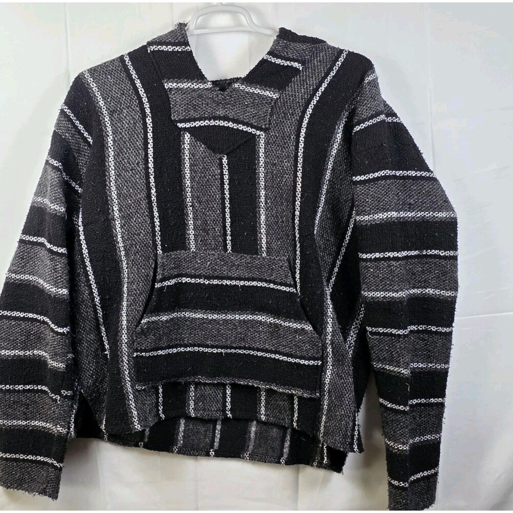 Iguana Jack Baja Unsex Large Black Hoodie